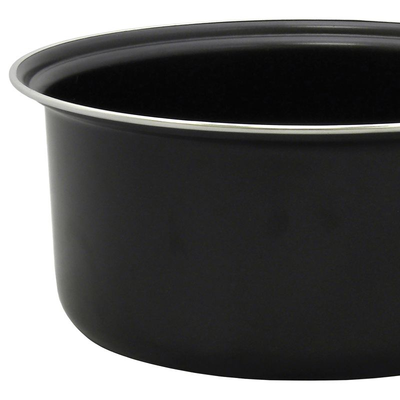 Brentwood 2-Piece Nonstick Carbon Steel Saucepan Set in Black