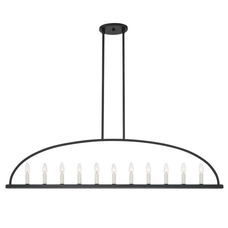 Crystorama Lighting Abbott 11 - Light Chandelier in  Black