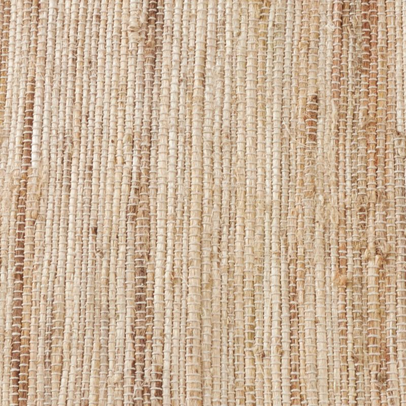 Saro Lifestyle Long Table Runner With Jute Chindi Design, 16"x108", Beige