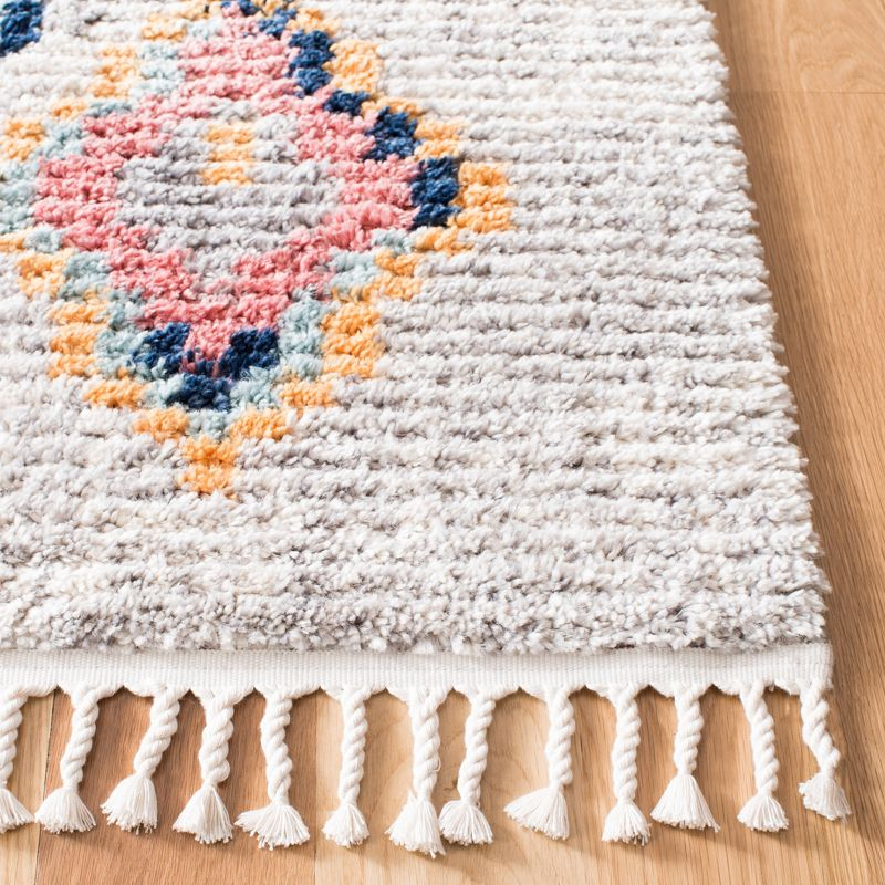 Morocco MRC940 Power Loomed Area Rug - Ivory/Multi - 6'7"x6'7" - Safavieh.