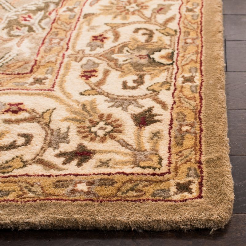 Persian Legend PL819 Hand Tufted Indoor Accent Rug - 4'x6' - Light Green/Beige - Safavieh