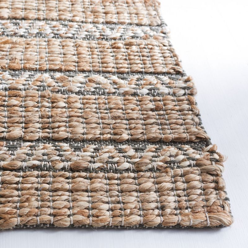Natural Fiber NFB655 Power Loomed Area Rug - Olive/Natural - 3'x5' - Safavieh.