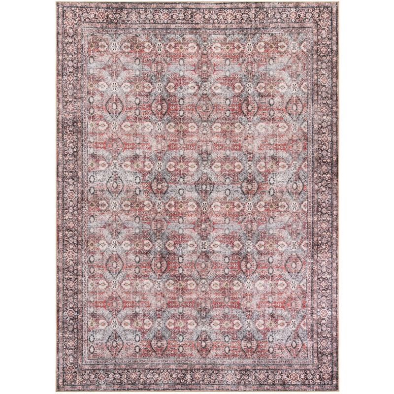 Unique Loom 9' 5 x 13' 1 Abigail Timeless Antique Red Rectangle Area Rug