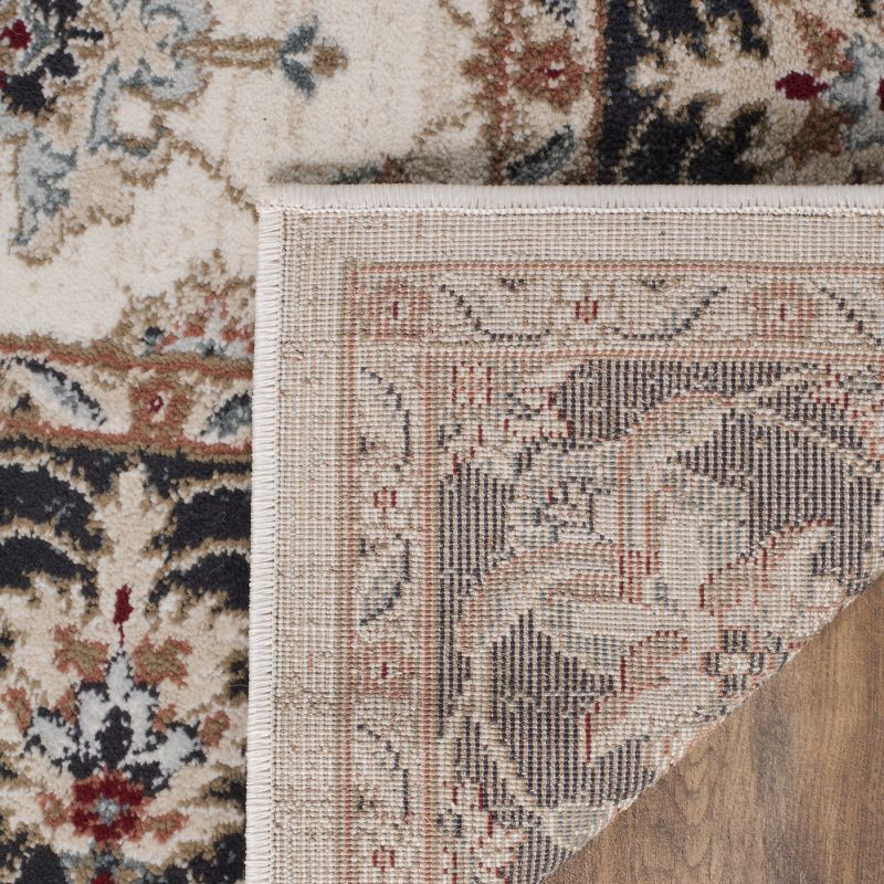 Lyndhurst LNH332 Power Loomed Runner Rug - Cream/Navy - 2'3"x8' - Safavieh.