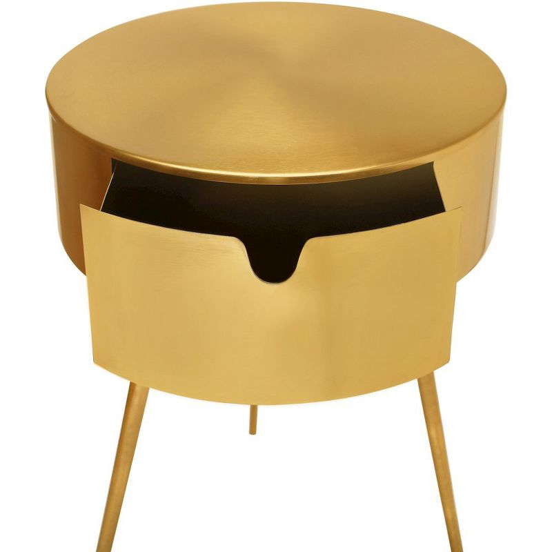 Meridian Furniture,Bali Gold Nightstand