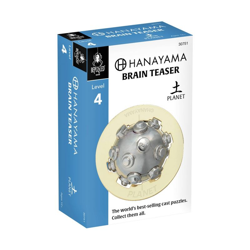 Bepuzzled Hanayama Level 4 Planet Cast Puzzle - 2pc
