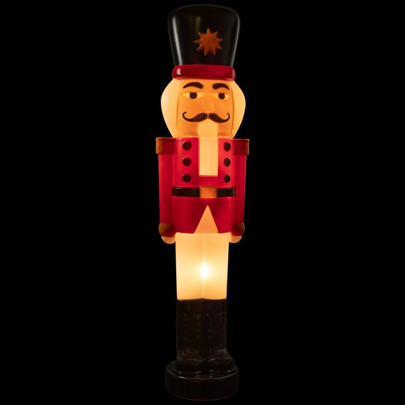 Northlight Lighted Blow Mold Nutcracker Soldier Outdoor Christmas Decoration - 59"