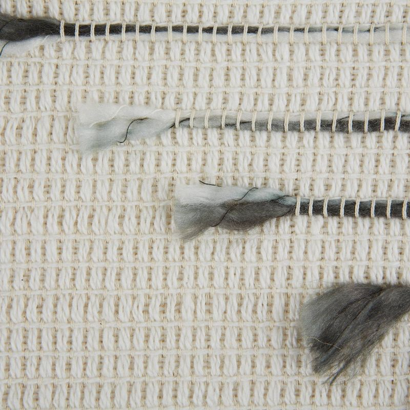 50"x60" Diamond Cut Throw Blanket Black/Gray - Design Imports