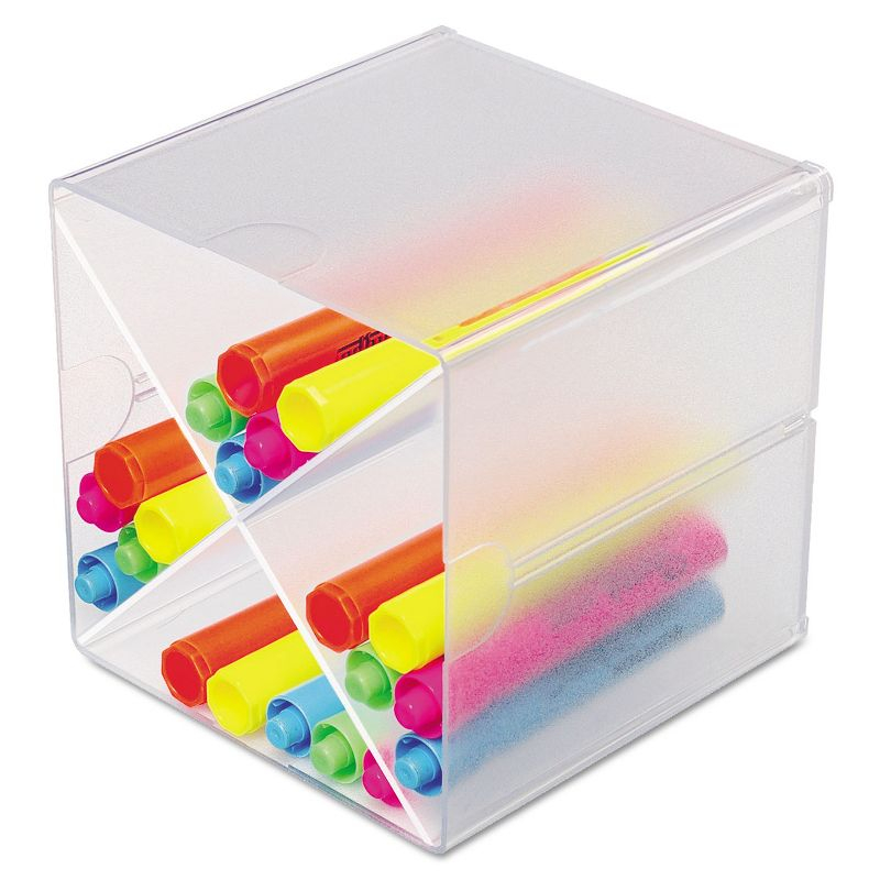 Deflect-O Corporation Plastic Stackable Desk Organizer