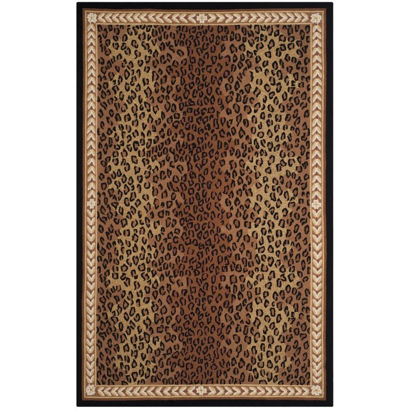 Chelsea HK15 Handmade Area Rug - 9'x12' - Black/Brown - Safavieh