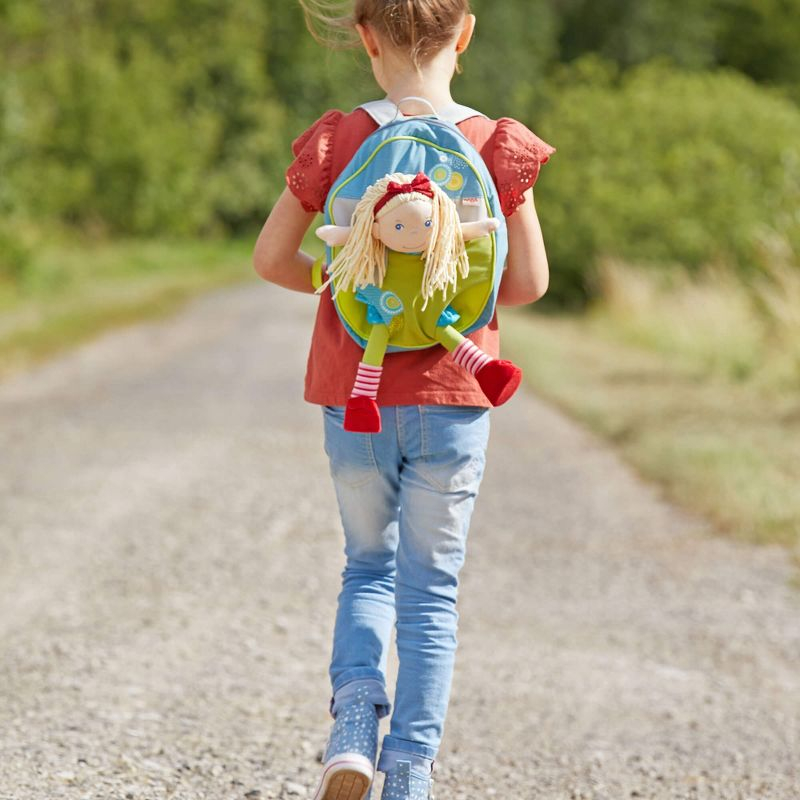 HABA Doll Backpack Summer Meadow - Fits 12" Soft Dolls