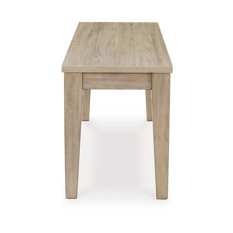 Signature Design by Ashley Gleanville Casual 42" Dining Bench, Light Brown