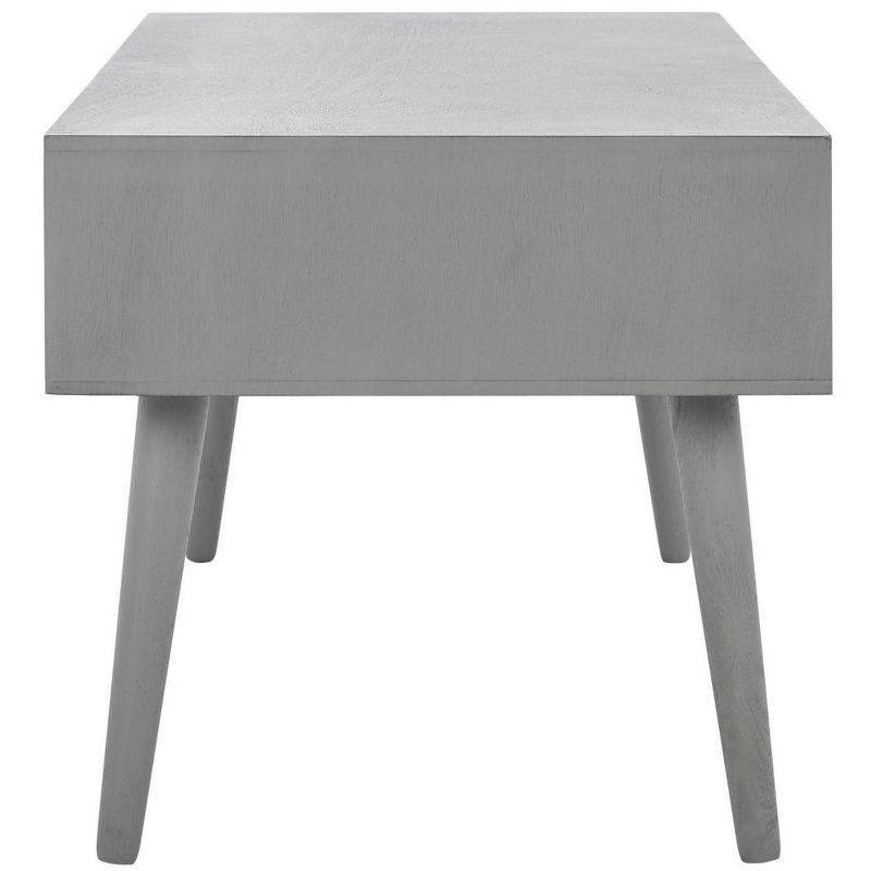 Mozart Mid-Century Coffee Table - Distressed Grey - Safavieh