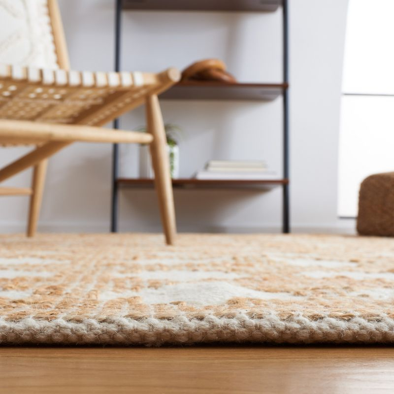 Natural Fiber NF511 Hand Loomed Area Rug - Ivory/Natural - 6'x9' - Safavieh.