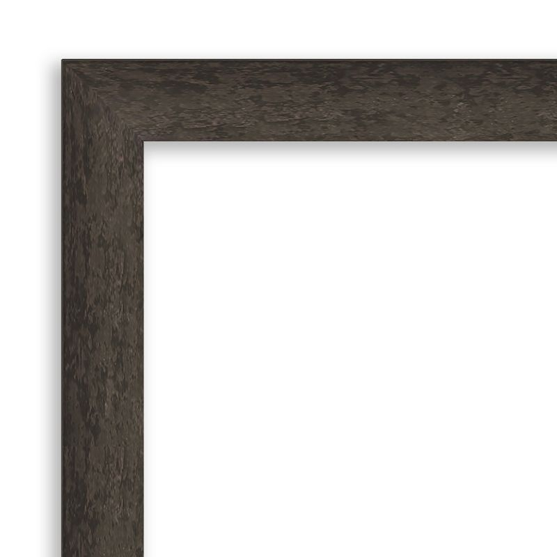 Amanti Art Dappled Black Brown Narrow Wood Picture Frame Opening Size 18x22 in.