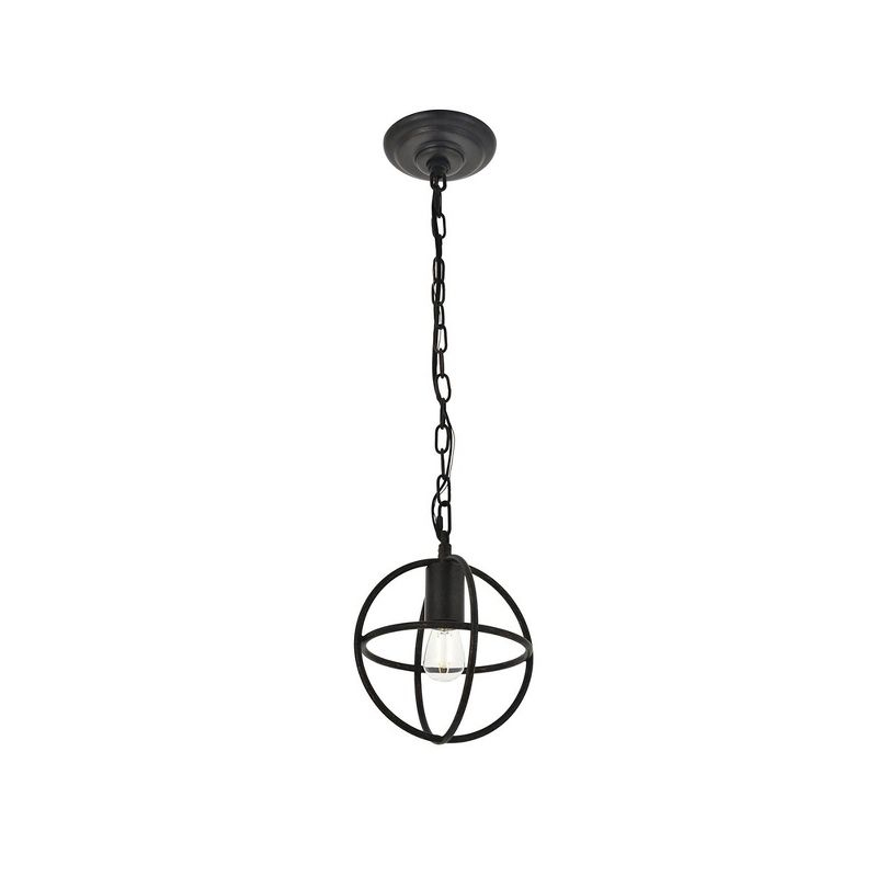 Elegant Lighting Octavia 1 light dark brown Pendant