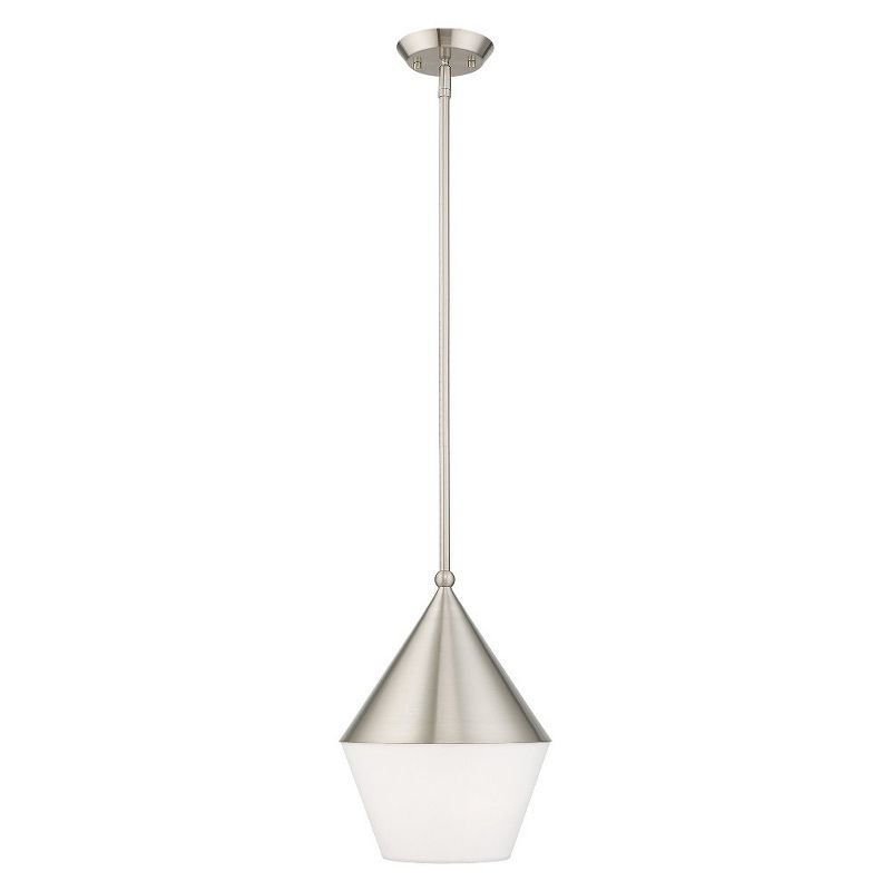 Livex Lighting Stockholm 1 - Light Pendant in  Brushed Nickel