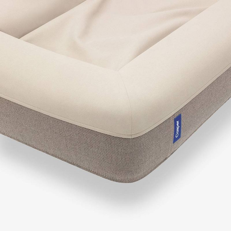 The Casper Dog Bed Small - Taupe: Removable Cover, Machine Washable, Indoor Mat Bed, Memory Foam, Small Breeds 0-25 lbs