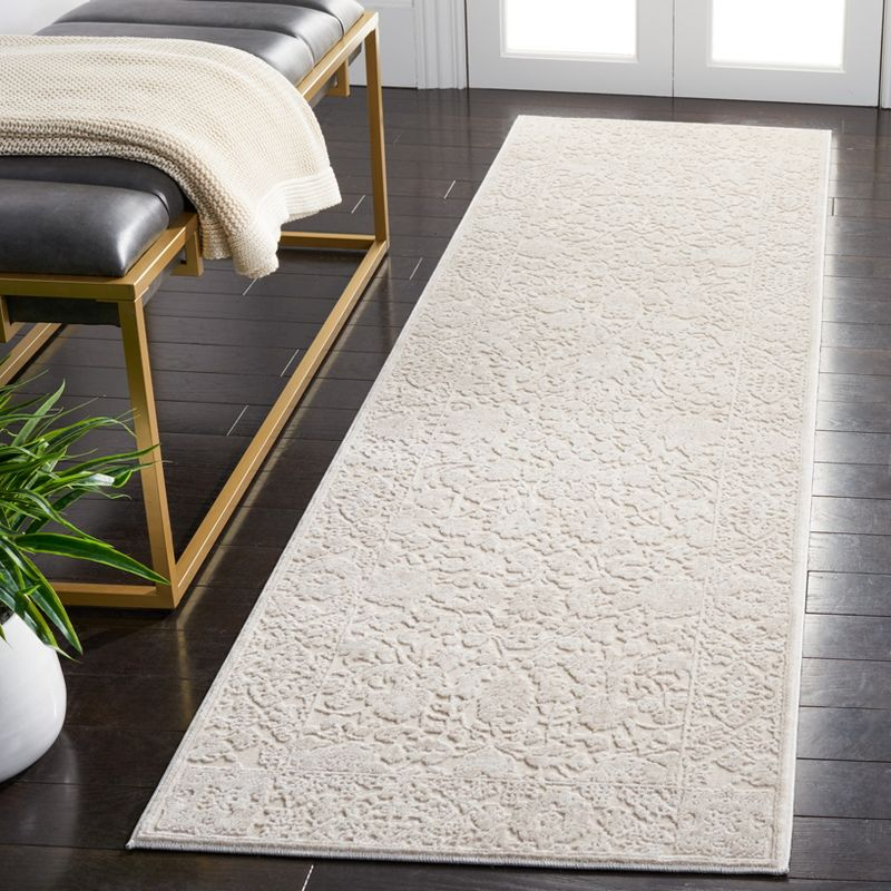 Reflection RFT667 Power Loomed Runner Rug - Creme/Ivory - 2'3"x6' - Safavieh.