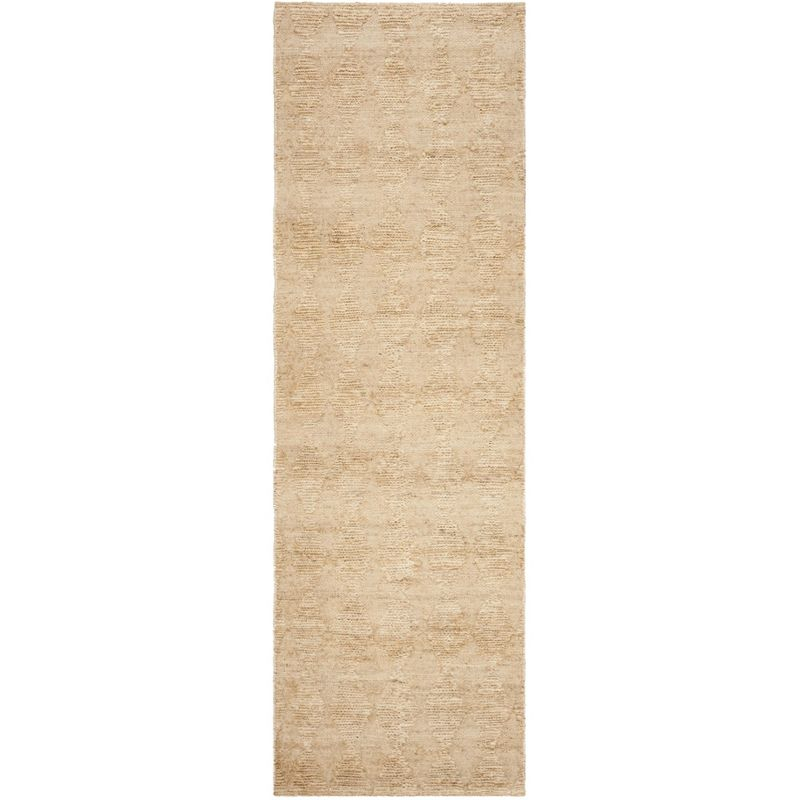 Organic ORG702 Handmade Indoor Runner - Light Beige - 2'6"x8' - Safavieh