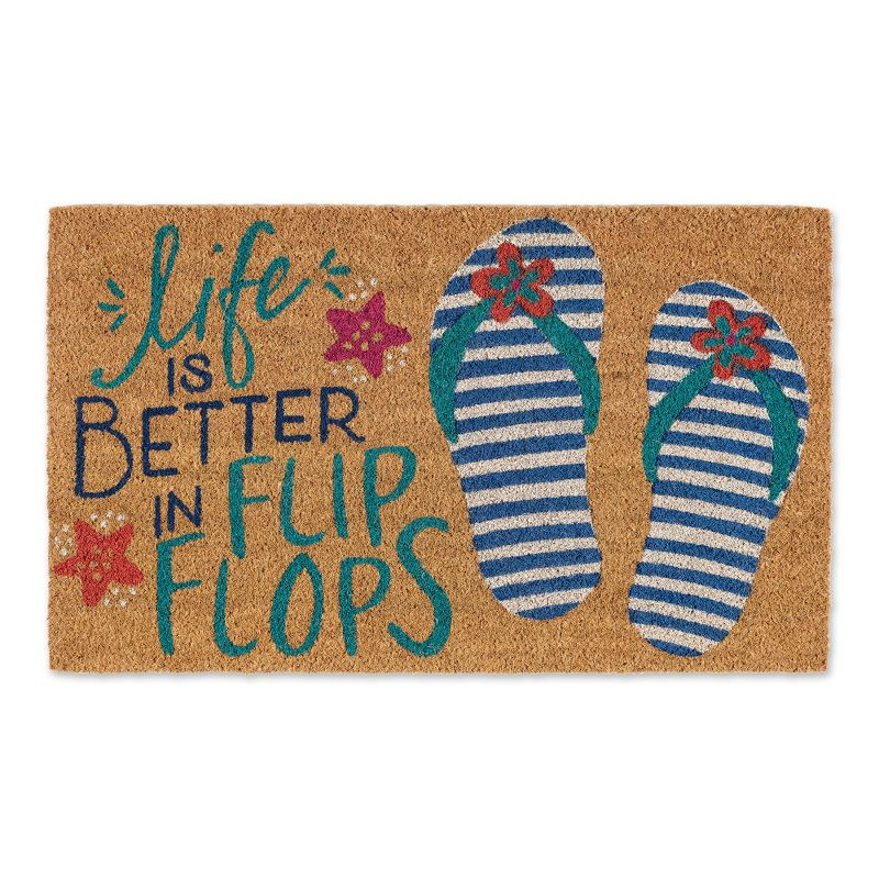 Design Imports  Flip Flop Life Doormat
