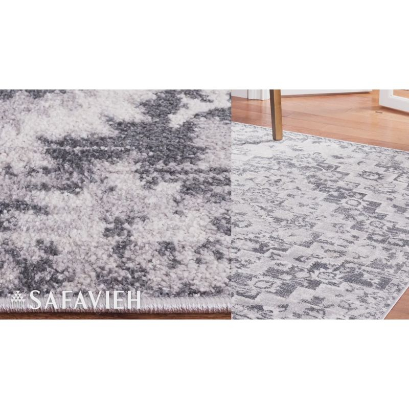 Toscana TOS650 Power Loomed Area Rug - Grey/Ivory - 8'x10' - Safavieh.