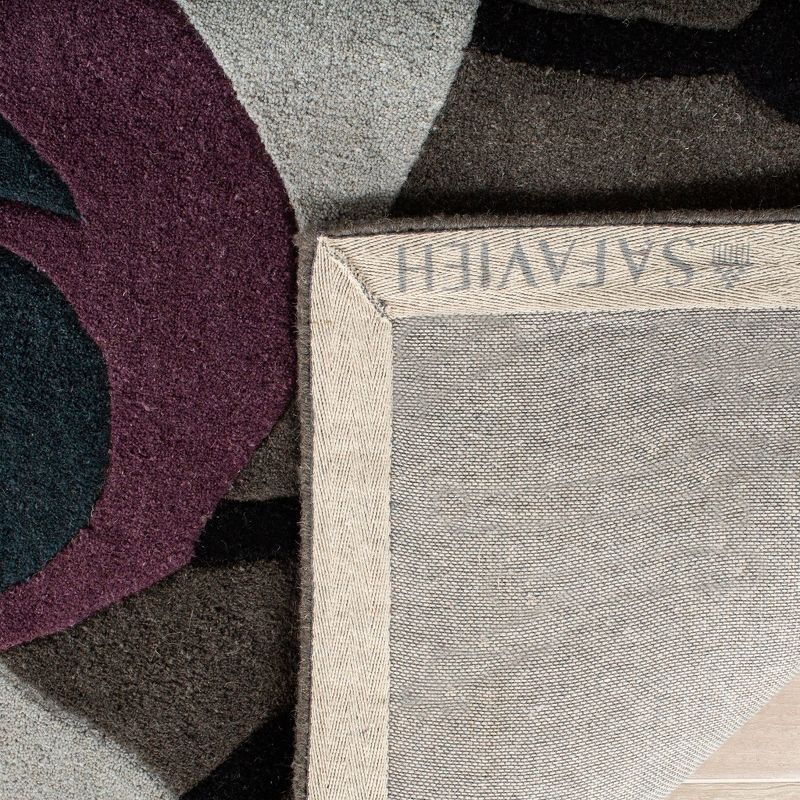 Soho SOH853 Hand Tufted Accent Rug - Grey/Blue - 2'x3' - Safavieh.