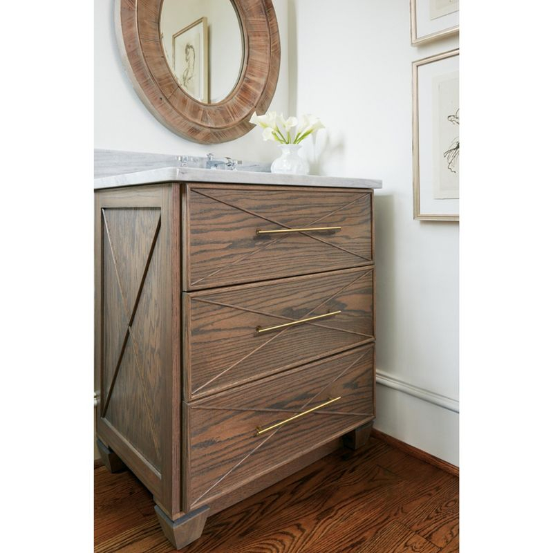 Amerock Radius 12-5/8 inch (320mm) Center-to-Center Champagne Bronze Cabinet Pull