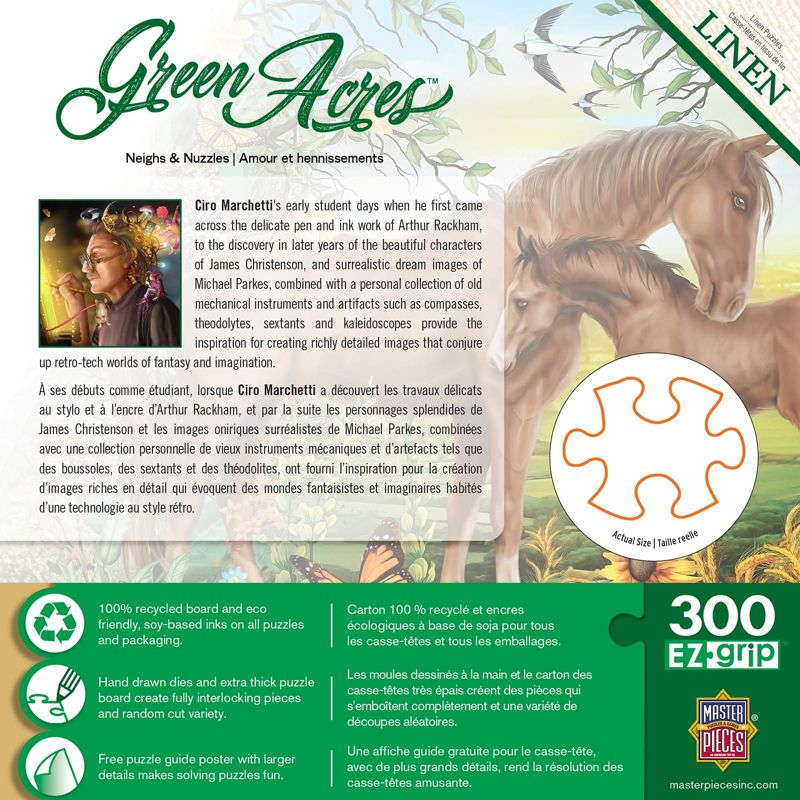 MasterPieces Inc Neighs & Nuzzles 300 Piece Large EZ Grip Jigsaw Puzzle