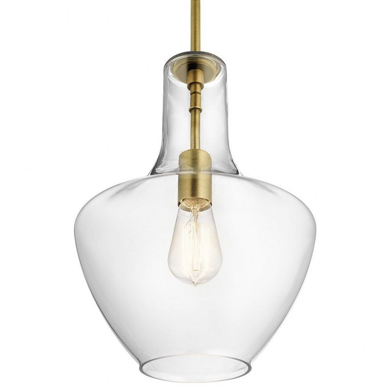 Kichler Lighting Everly 1 - Light Pendant in  Natural Brass