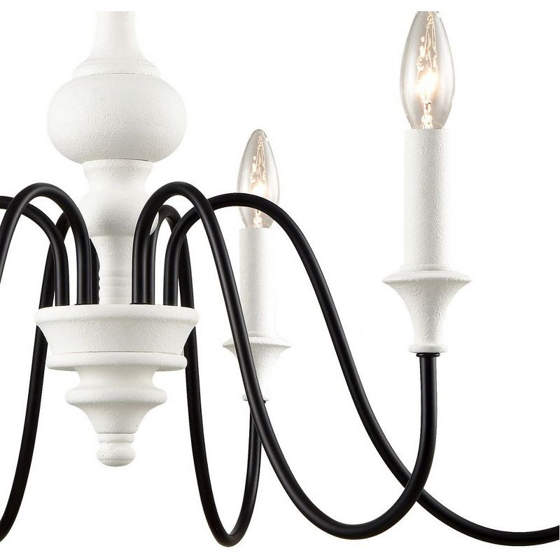 Elk Home Val De Loire 6 - Light Chandelier in  White