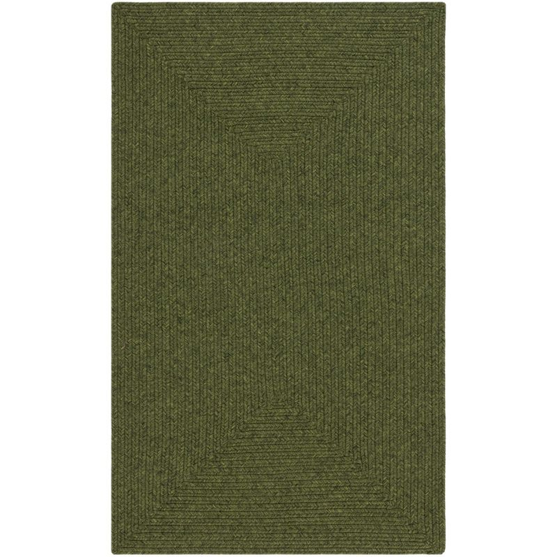 Braided BRD315 Hand Woven Area Rug - Green - 3'x5' - Safavieh.