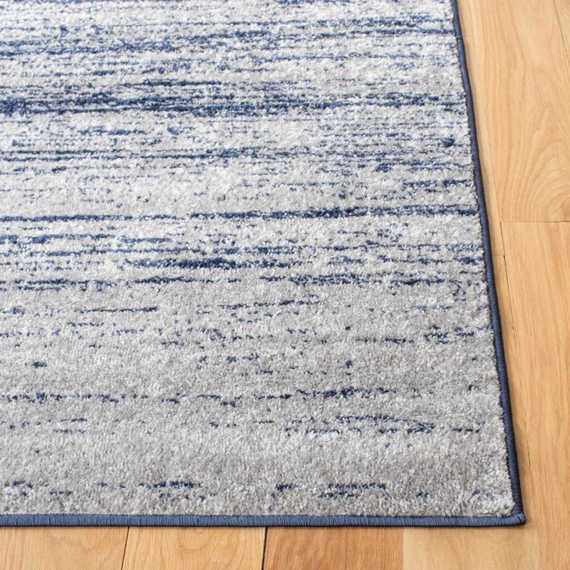 Adirondack ADR113 Machine Made Indoor Accent Rug - Navy/Grey - 3'x5' - Safavieh