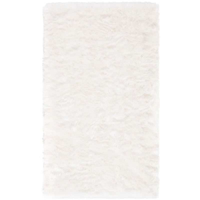 Faux Sheep Skin FSS235 Power Loomed Indoor Accent Rug - Ivory - 3'x5' - Safavieh