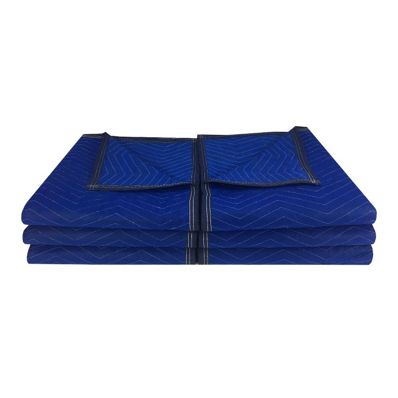 UBMOVE 6 Pack of Blue Economy Moving Blanket 72" x 80",  43 lbs./Doz