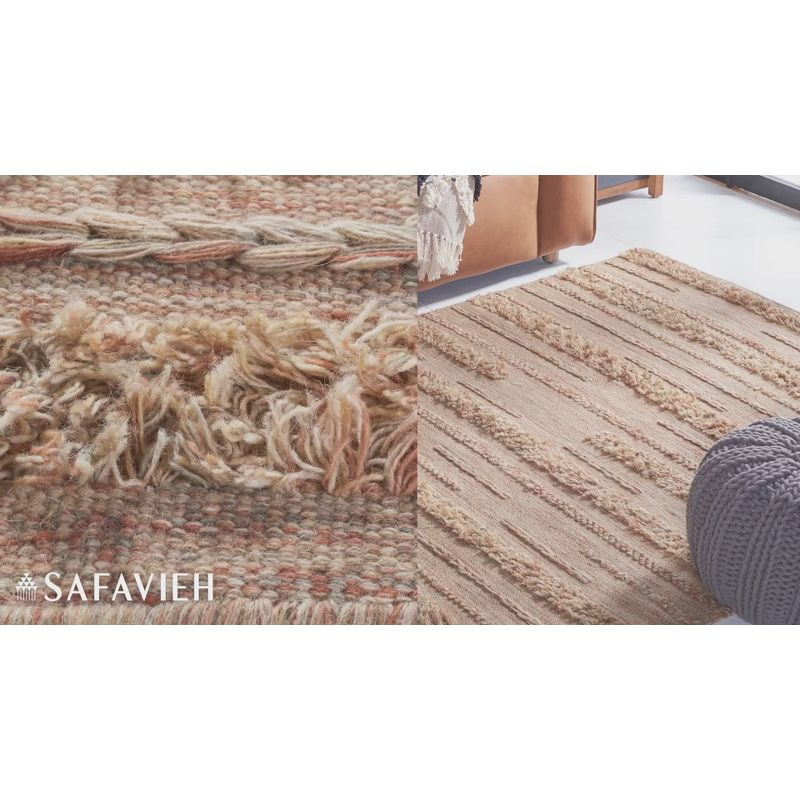 Vermont VRM901 Hand Woven Indoor Area Rug - Rust/Orange - 9'x12' - Safavieh