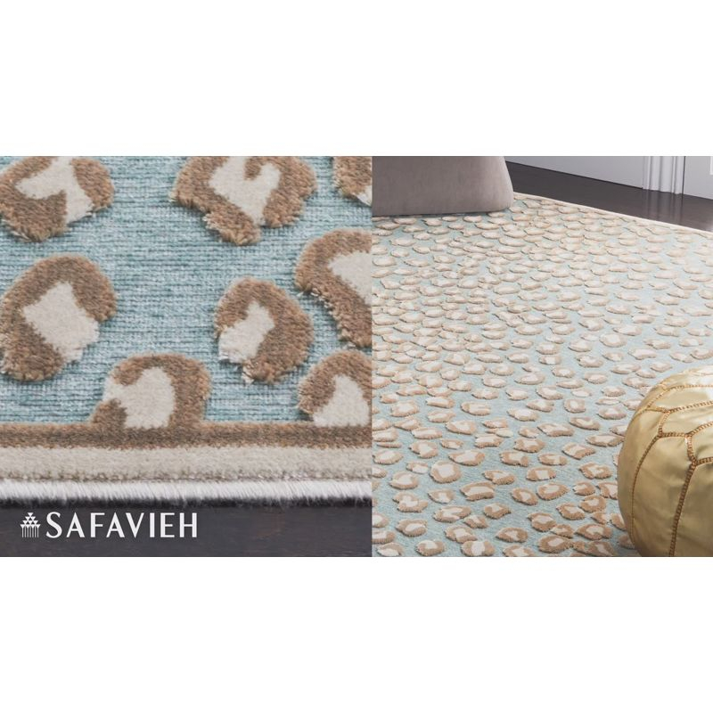 Paradise PAR84 Power Loomed Indoor Area Rug - Cream/Spruce - 5'3"x7'6" - Safavieh.