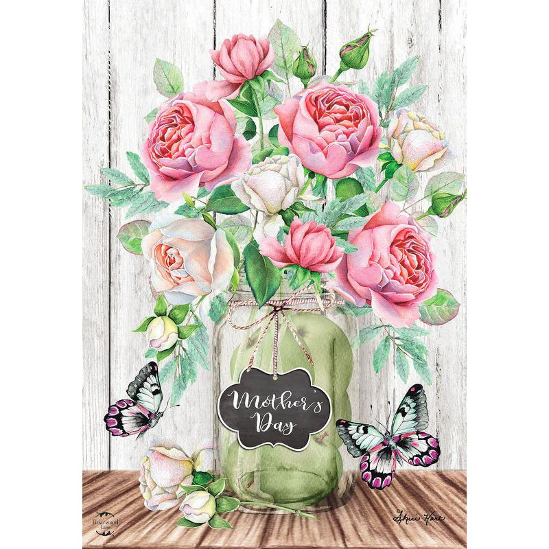 Briarwood Lane Mother's & Father's Day Garden Flag 12x18 For Outdoor Mother's Day Roses For Mother's & Father's Day Garden Flag Flags For Outside