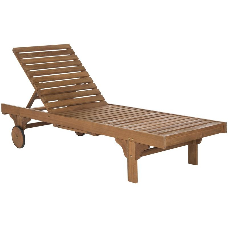 Newport Lounge Chair - Outdoor - PAT7022 - Natural/Yellow -Safavieh