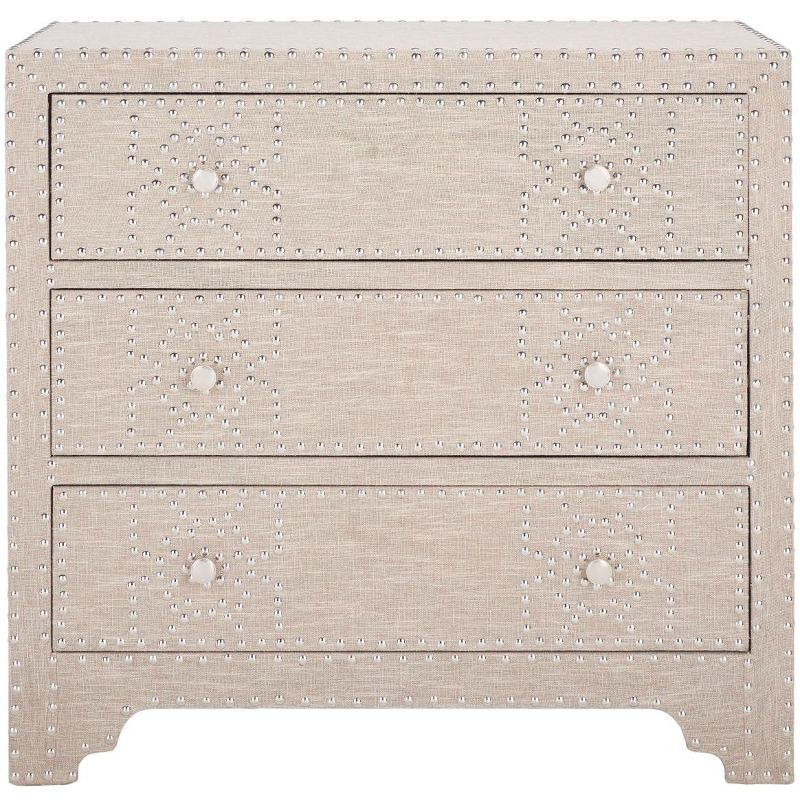 Gordy 3 Drawer Chest - AMH1504 - Grey - Safavieh Couture