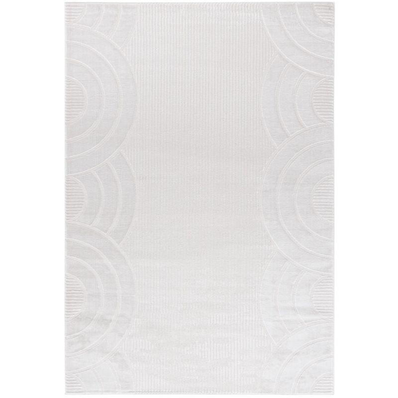 Saylor 100 SAY112 Power Loomed Indoor Area Rug - Ivory - 5'-5"x7'-7" - Safavieh