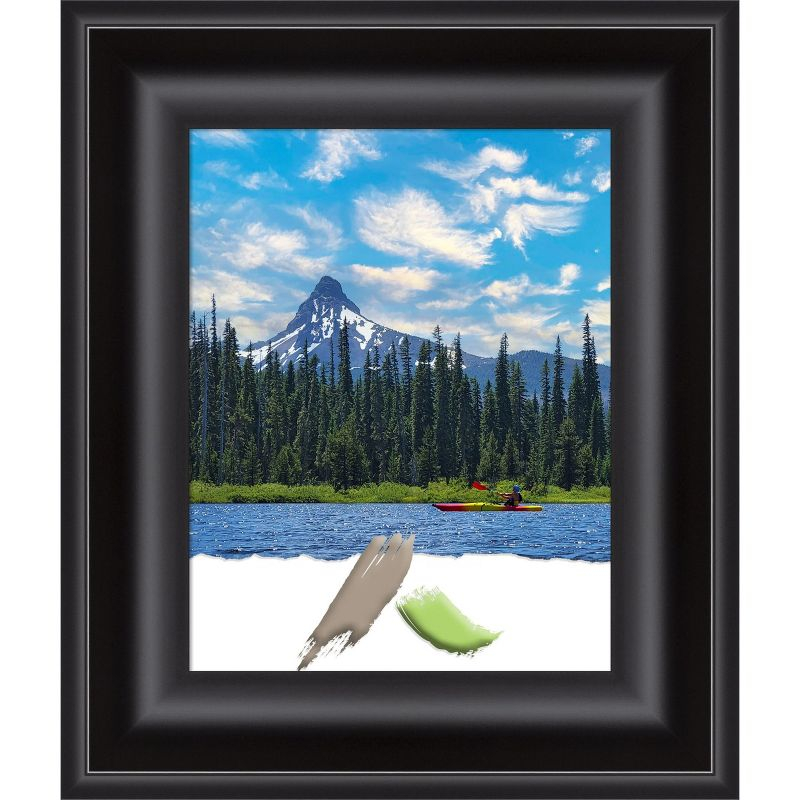 Amanti Art Grand Black Picture Frame Opening Size 11x14 in.