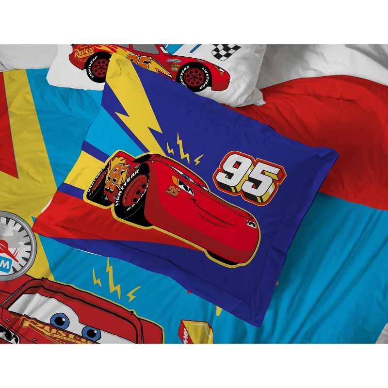Sunny Side Up Disney Pixar Cars Bed Set with Sham