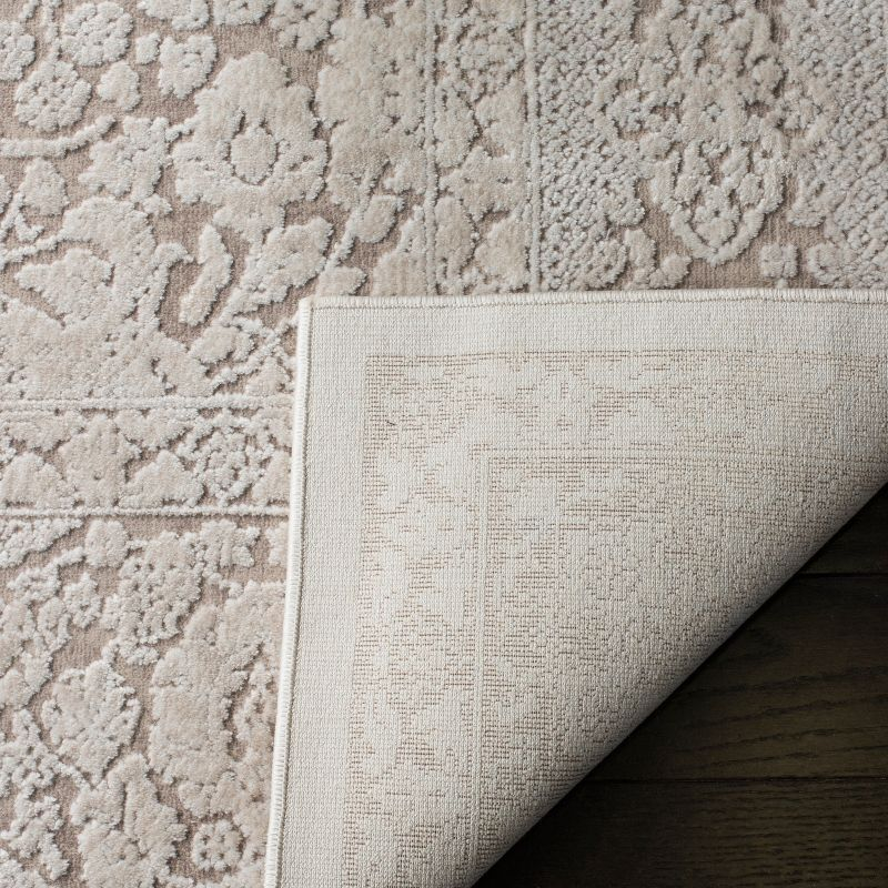Reflection RFT667 Power Loomed Indoor Area Rug - 6'7"x6'7" - Beige/Cream - Safavieh