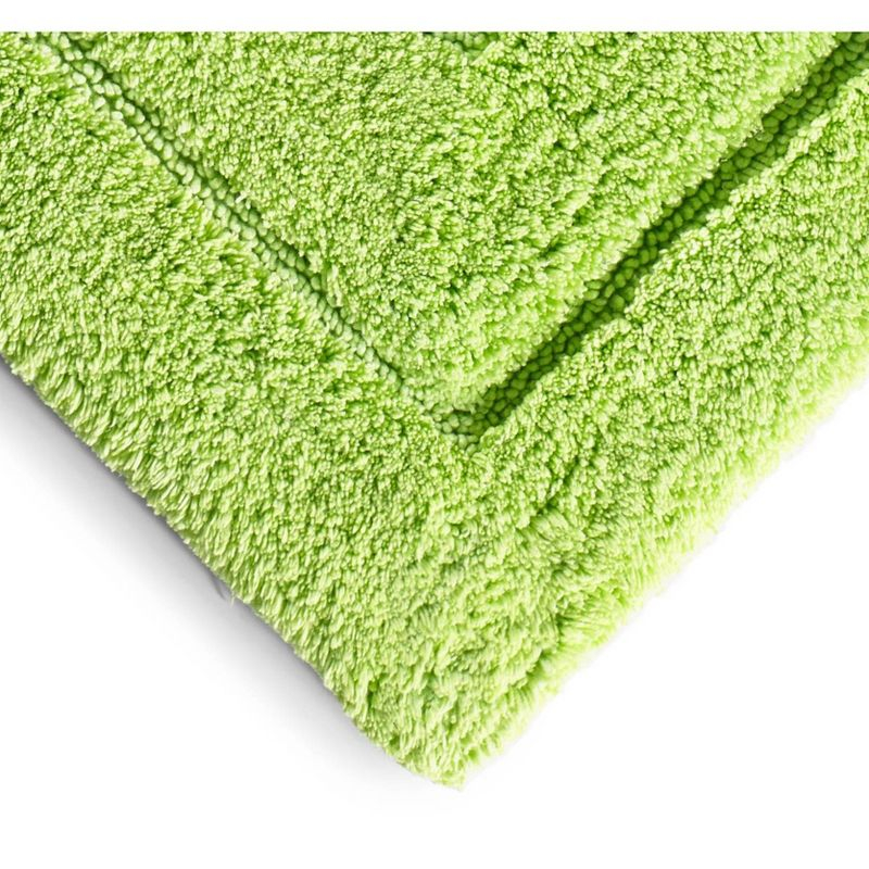 20"x32" Signature Bath Rug Kiwi - Cassadecor: Cotton, Machine Washable, Lightweight Spray Latex Backing