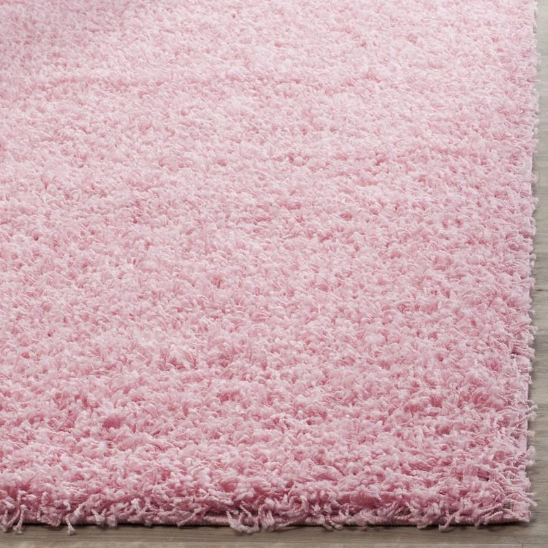Athens Shag SGA119 Power Loomed Indoor Accent Rug - Pink - 4'x6' - Safavieh