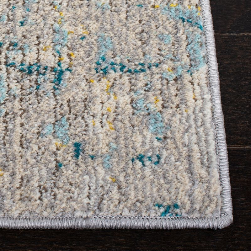Madison MAD457 Power Loomed Indoor Area Rug - Grey/Blue - 9'x12' - Safavieh