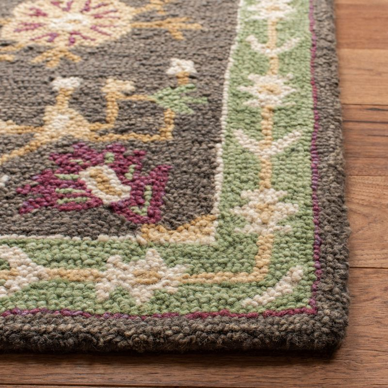 Roslyn ROS535 Hand Tufted Area Rug - Sage/Ivory - 4'x6' - Safavieh.