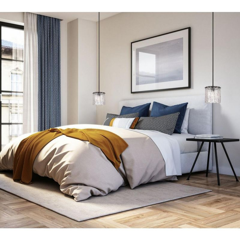 Z-Lite Glacier 1 - Light Pendant in  Matte Black