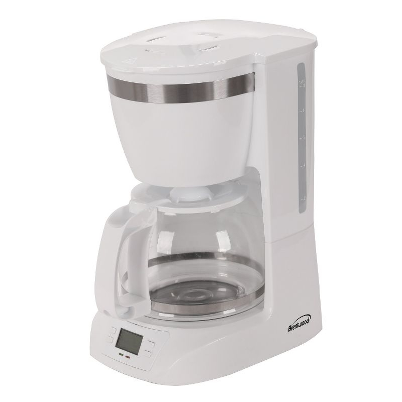 Brentwood 10-Cup Digital Coffee Maker (White)